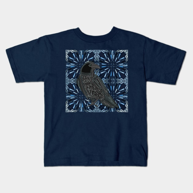 Crow | Raven | Bird Lovers Gift Kids T-Shirt by Suneldesigns